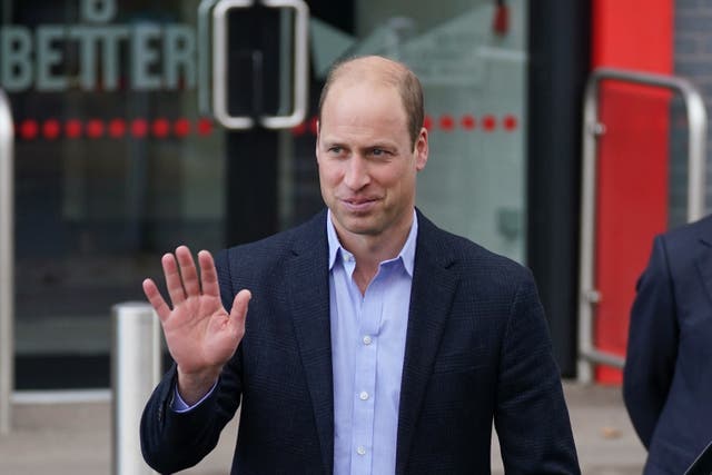 William is visiting the the Welsh Parliament (Yui Mok/PA)