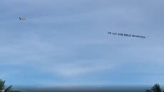 ‘You lost again Donald’: Banner flies over Mar-a-Lago as Trump announces 2024 run