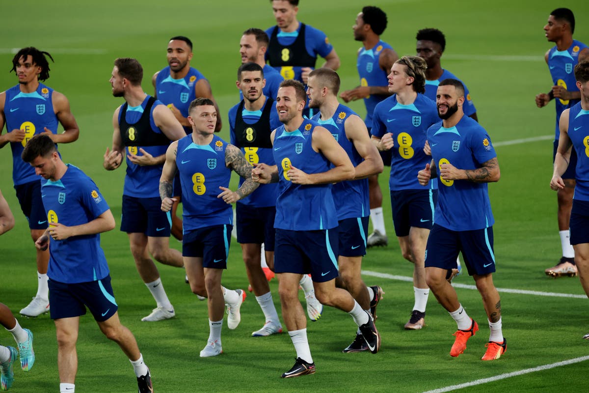 World Cup 2022: No injury concerns as England train for first time in Qatar