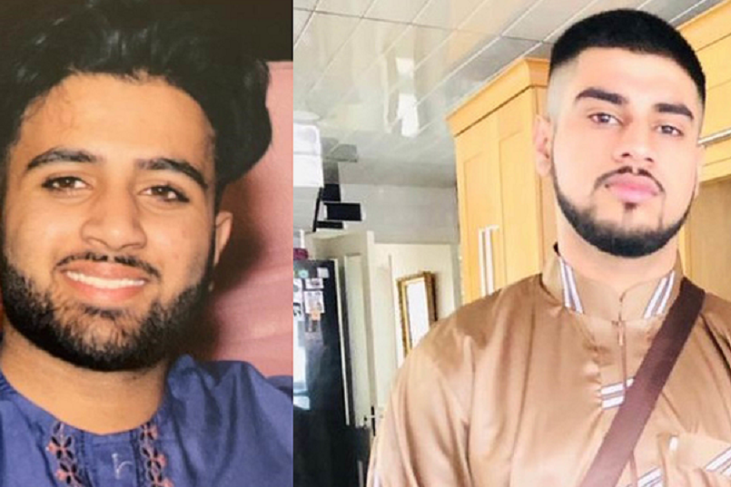 Saqib Hussain and Mohammed Hashim Ijazuddin, who died in a crash on the A46 near Leicester (Leicestershire Police/PA)