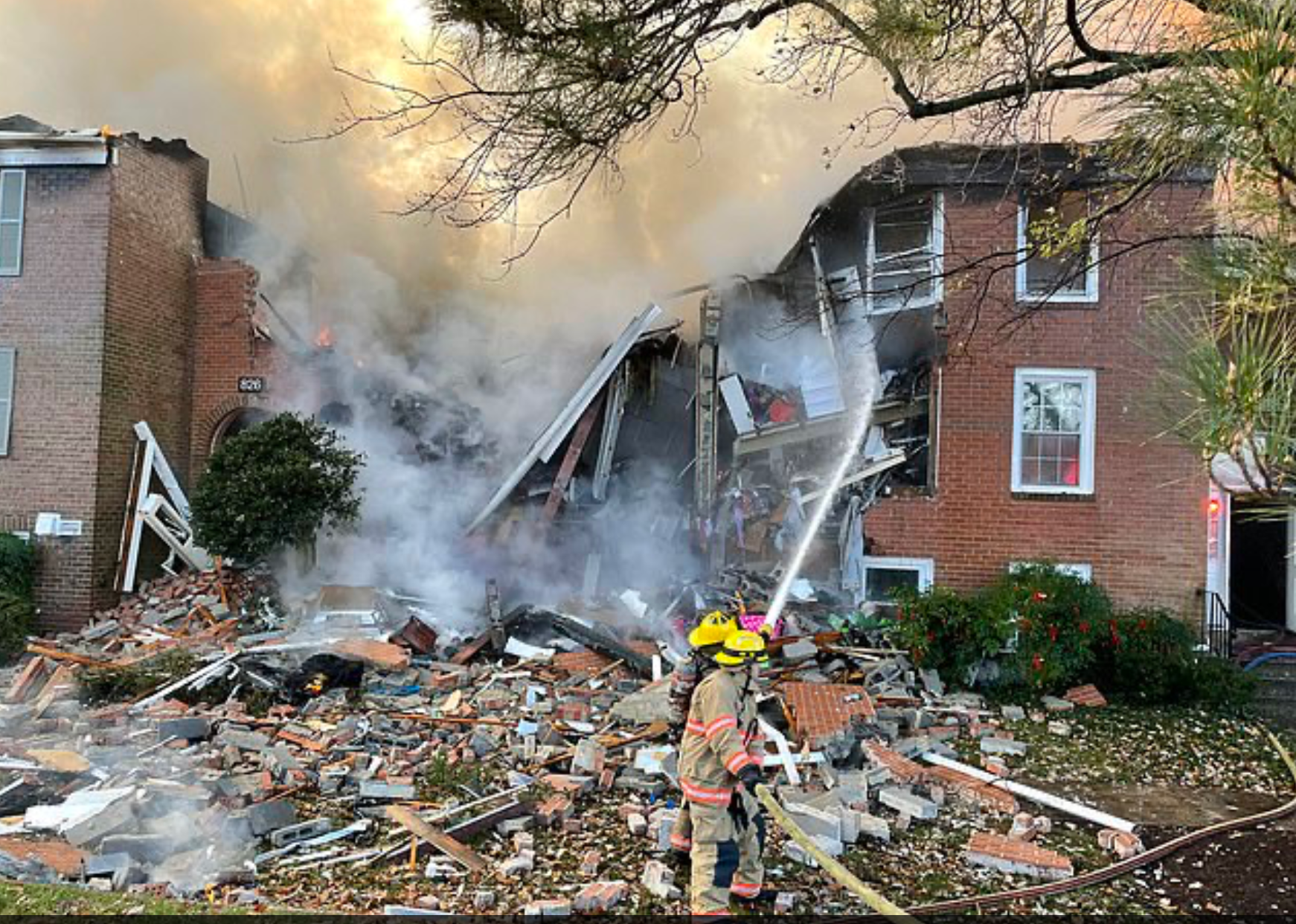 A building in Gaithersburg, Maryland, collapsed after a 'catastrophic’ explosion