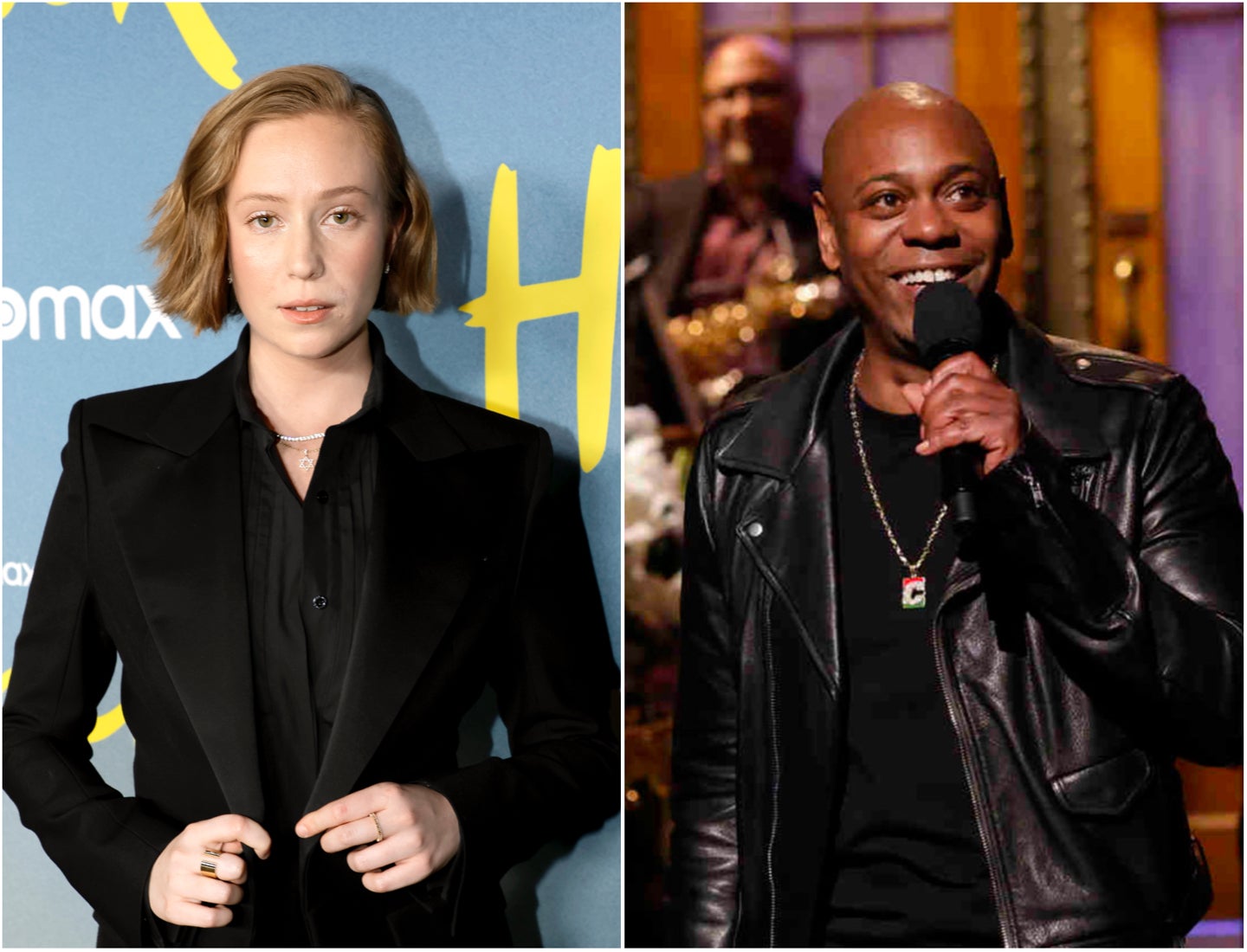 Hannah Einbinder and Dave Chappelle