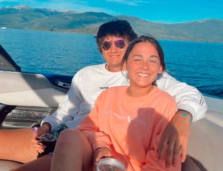 Xana Kernodle, right, and Ethan Chapin, left, were in a relationship