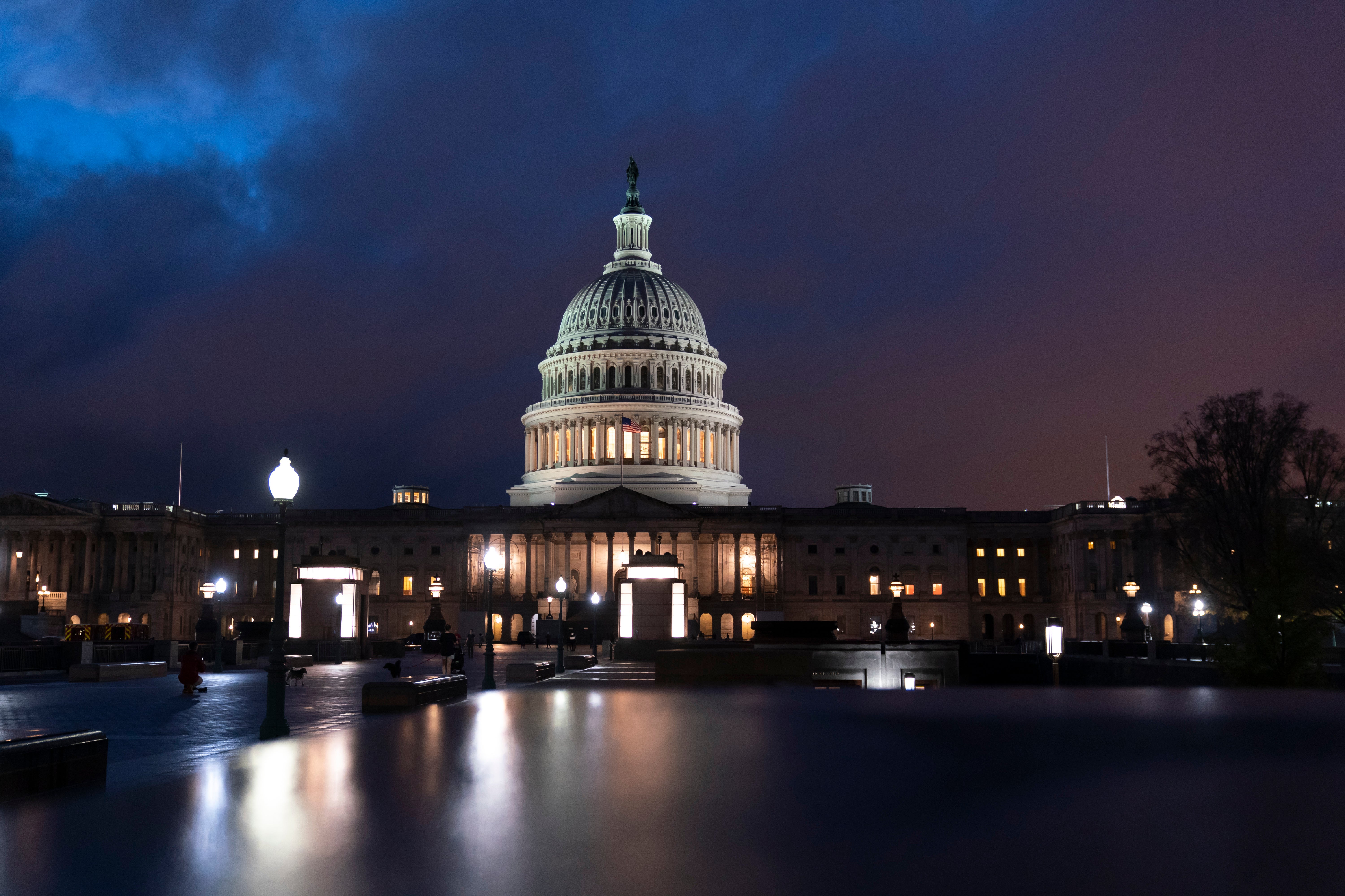 House of cards: fragile alliances mean unrest could happen inside the US Capitol chambers