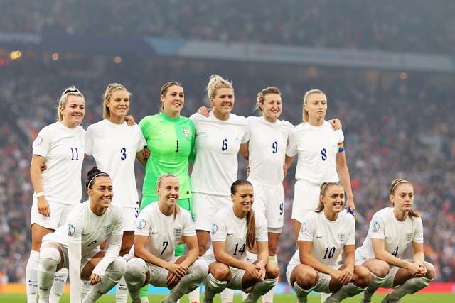 <p>England’s Euro 2022-winning squad featured just three black or mixed-heritage players </p>