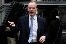 Civil servants under Dominic Raab ‘signed off sick’ because of stress, complaint reportedly alleges