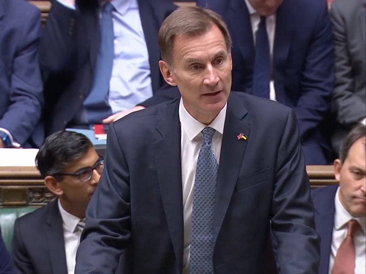 Autumn budget - live: Jeremy Hunt says UK is now in recession as he announces tax hikes