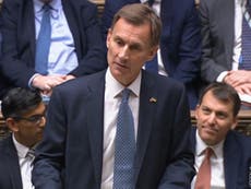 Jermey Hunt increases energy windfall tax in budget to raise an extra £14bn