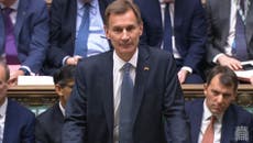 Autumn Budget 2022: All the key points from Jeremy Hunt’s statement
