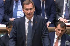 Autumn Budget 2022: All the key points from Jeremy Hunt’s statement