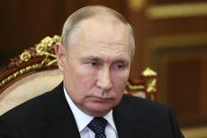 Ukraine news – live: Putin is an ‘international terrorist’, Zelensky says