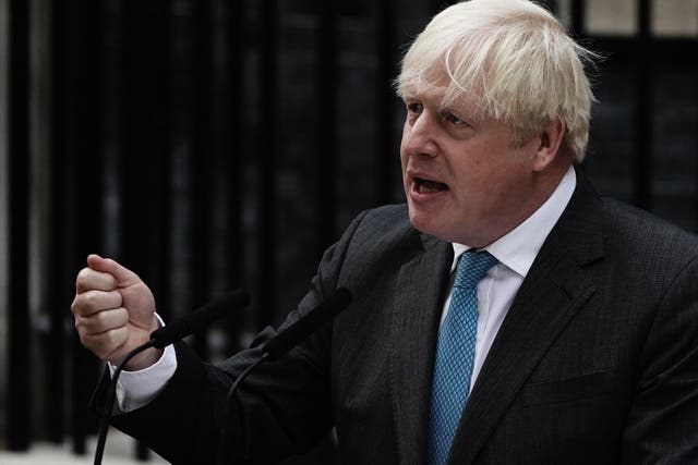 <p>Boris Johnson was paid more than ?276,000 for his first speaking engagement since leaving office (Aaron Chown/PA)</p>
