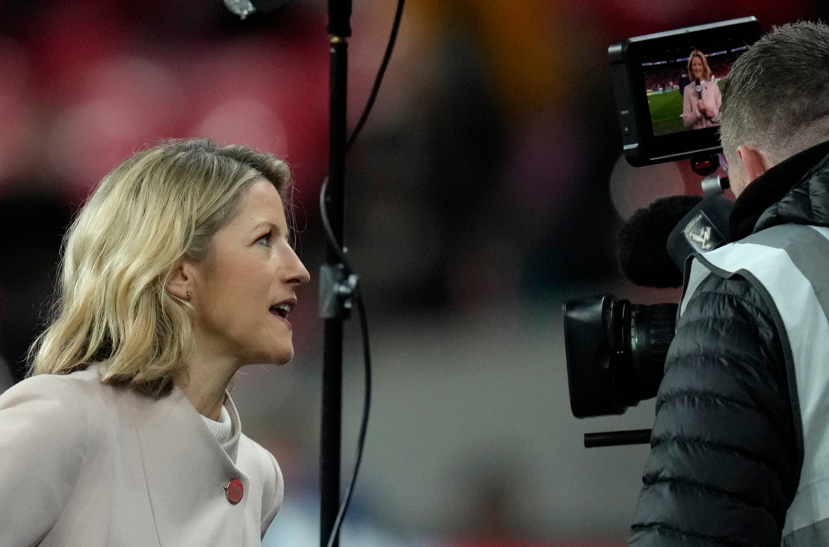 Soccer WCup Broadcasters Woman Lead