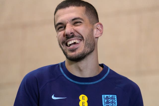 Conor Coady was unofficially crowned England’s player of Euro 2020 (Martin Rickett/PA)
