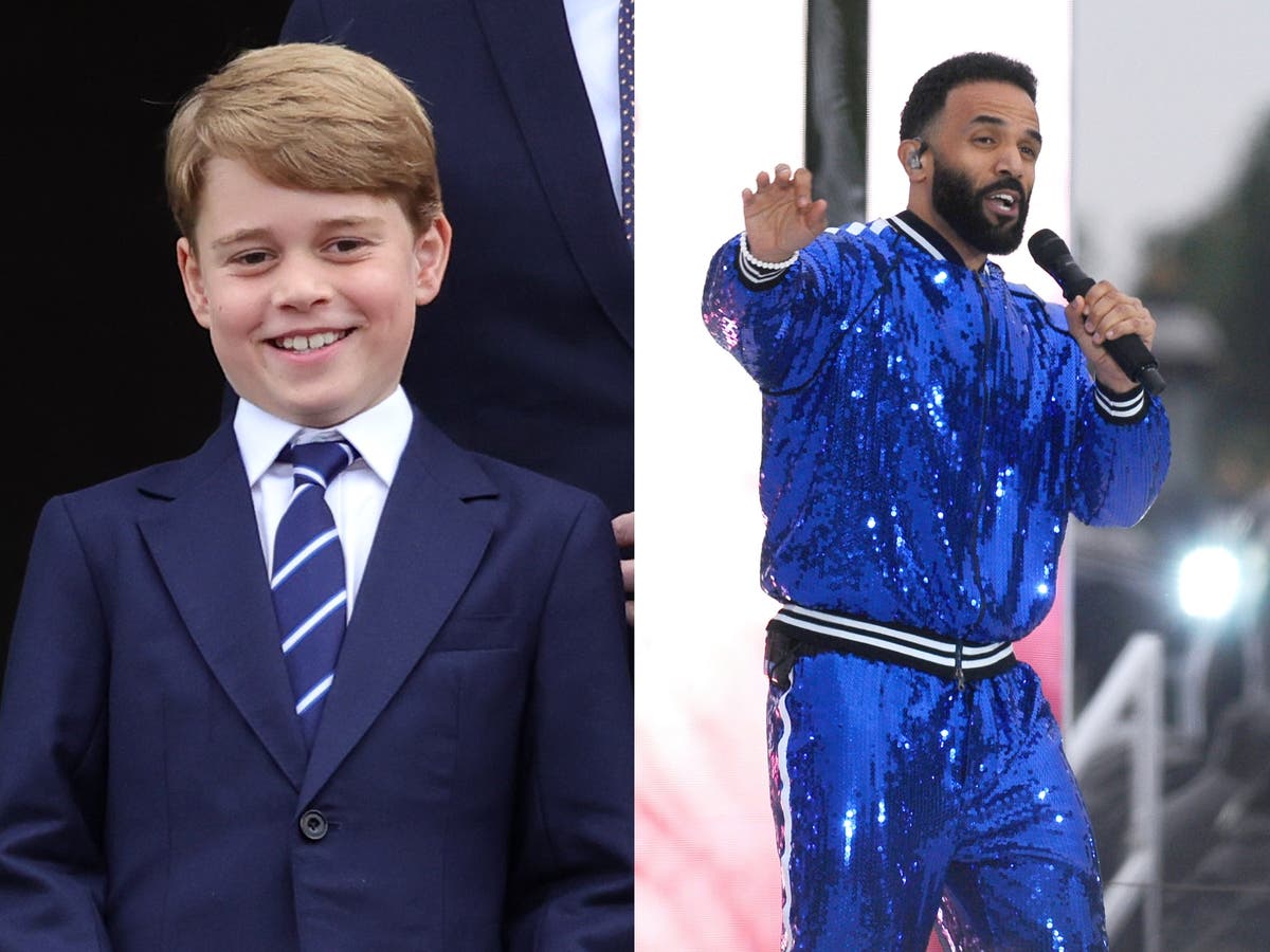 Prince George &lsquo;went crazy&rsquo; for Craig David&rsquo;s Platinum Party outfit