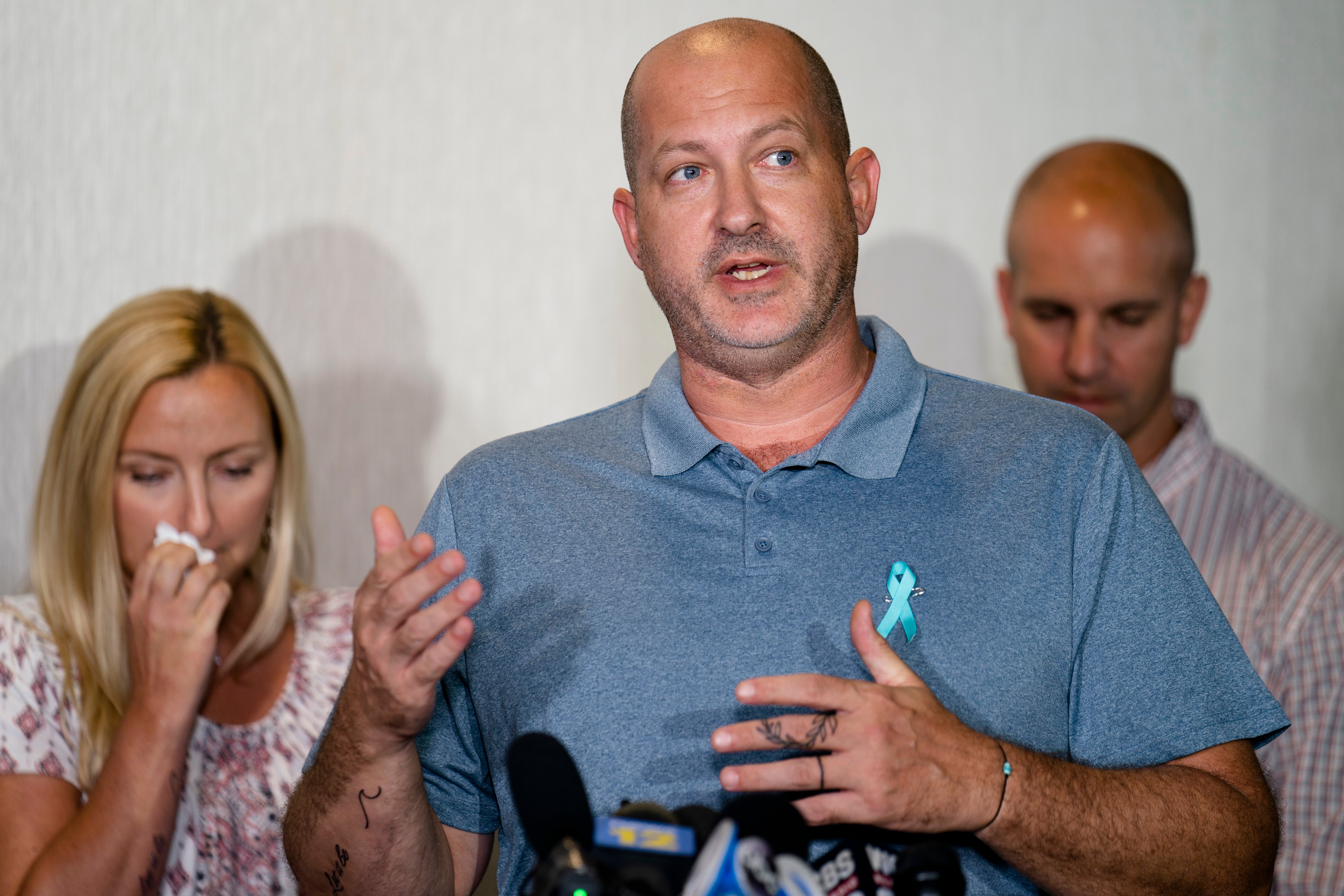 Joseph Petito, father of Gabby Petito, pictured in 2021 as he pleaded with information about his missing daughter
