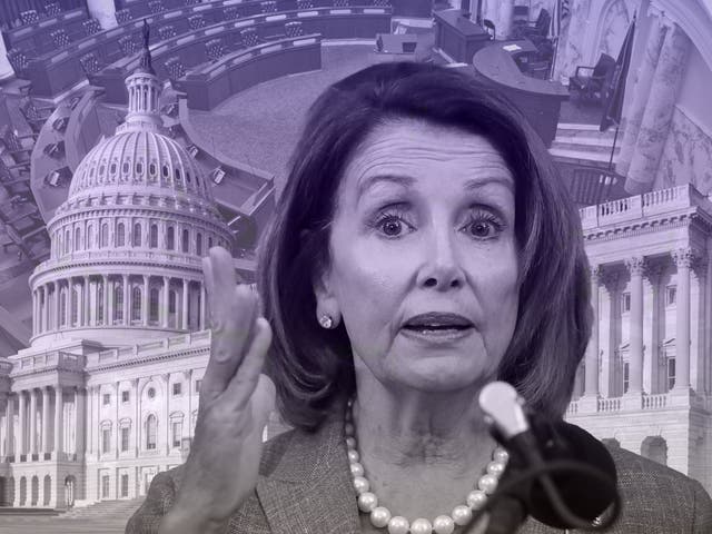 <p>Nancy Pelosi has stepped down as Democrat leader after their defeat in the House of Representatives midterm elections </p>