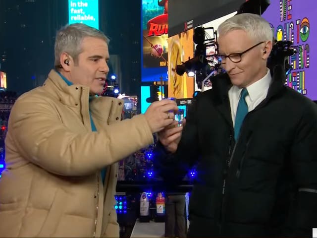 <p>Andy Cohen clarifies that he and Anderson Cooper will still be drinking during NYE broadcast</p>