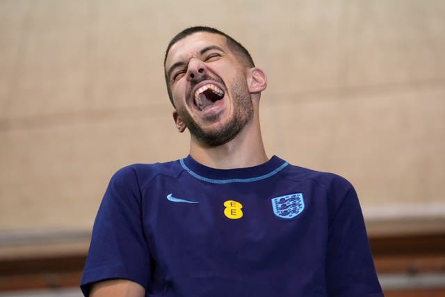 Conor Coady is part of the England squad in Qatar (Martin Rickett/PA)
