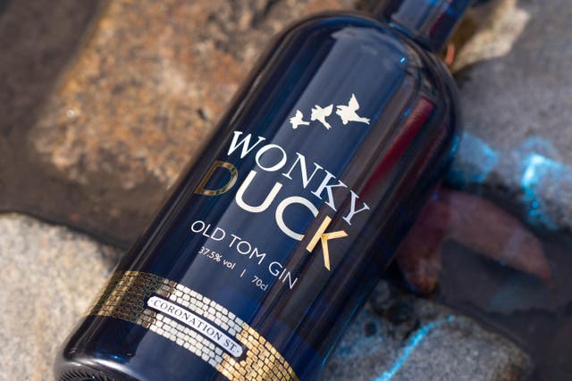 Coronation Street’s new Wonky Duck gin (Dan Eagle/PA)