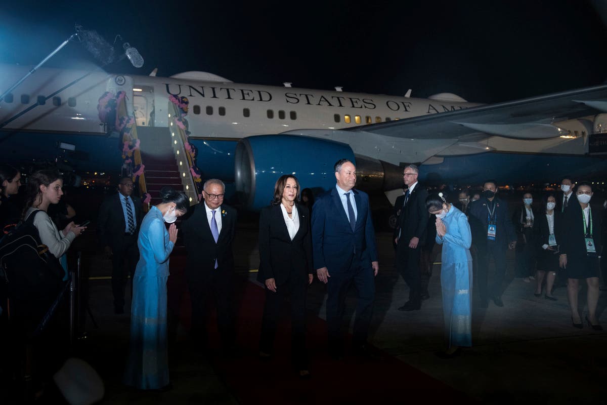 US VP Harris arrives in Thailand for Asia-Pacific summit