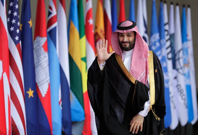 <p>Saudi Arabia’s crown prince and prime minister Mohammed bin Salman Al Saud during the G20 Summit </p>