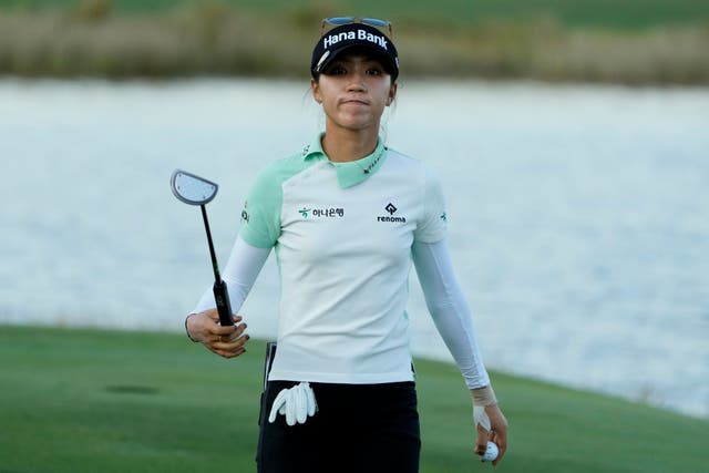 New Zealand’s Lydia Ko finished round one of the CME Group Tour Championship at a one-point lead for the LPGA Tour player of the year at Naples in Florida (Lynne Sladky/AP)
