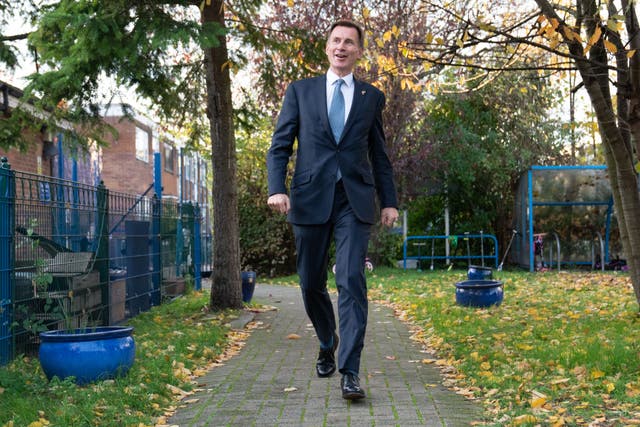 The Chancellor’s autumn statement has piled further pressure on the ‘squeezed middle’ according to analysis from the Resolution Foundation that found tax rises would deliver a 3.7% income hit to typical households (Stefan Rousseau/PA)