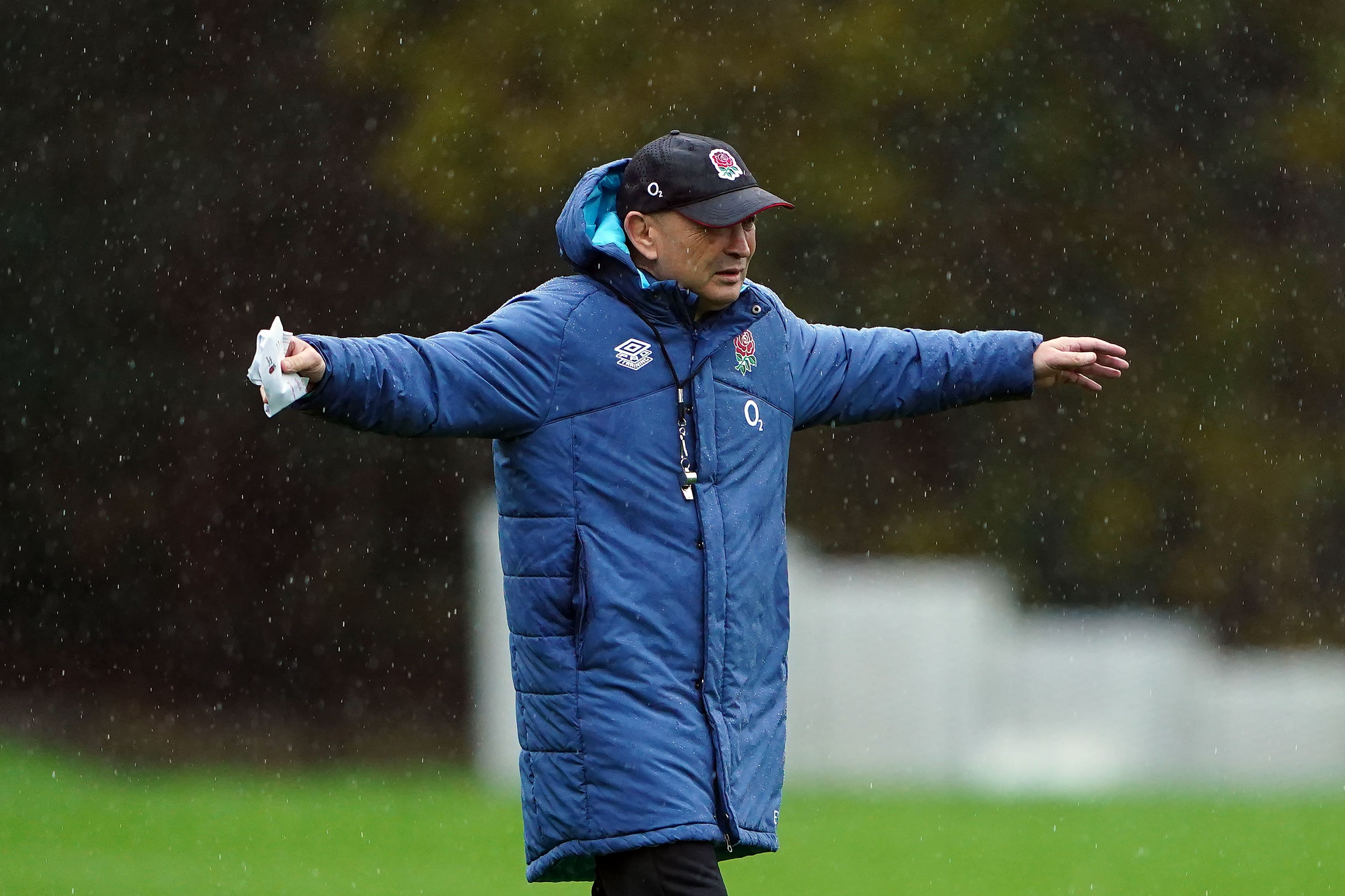 Eddie Jones’ side take on New Zealand (Zac Goodwin/PA)