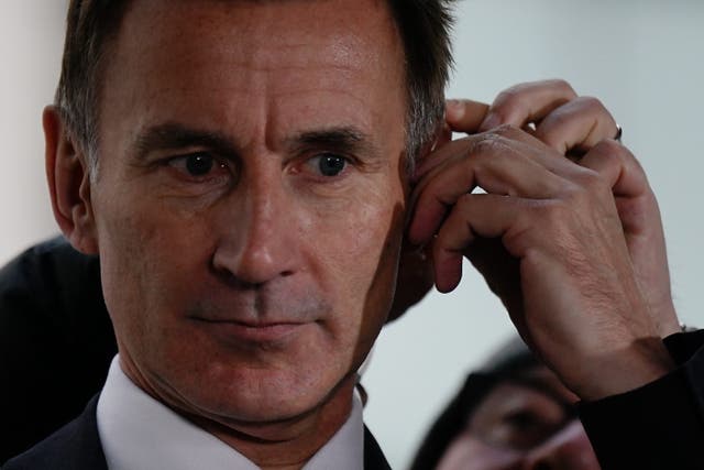 Chancellor of the Exchequer Jeremy Hunt (Aaron Chown/PA)