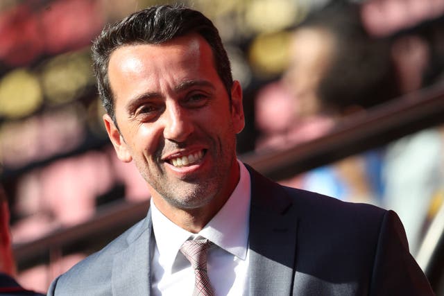 <p>Former Arsenal midfielder Edu has played a key role in the club’s success in his role as technical director (nick Potts/PA)</p>