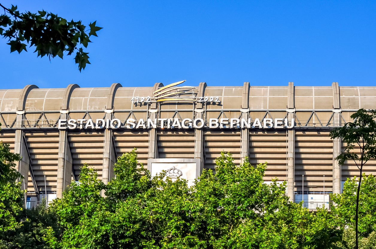 The team’s stadium in Madrid