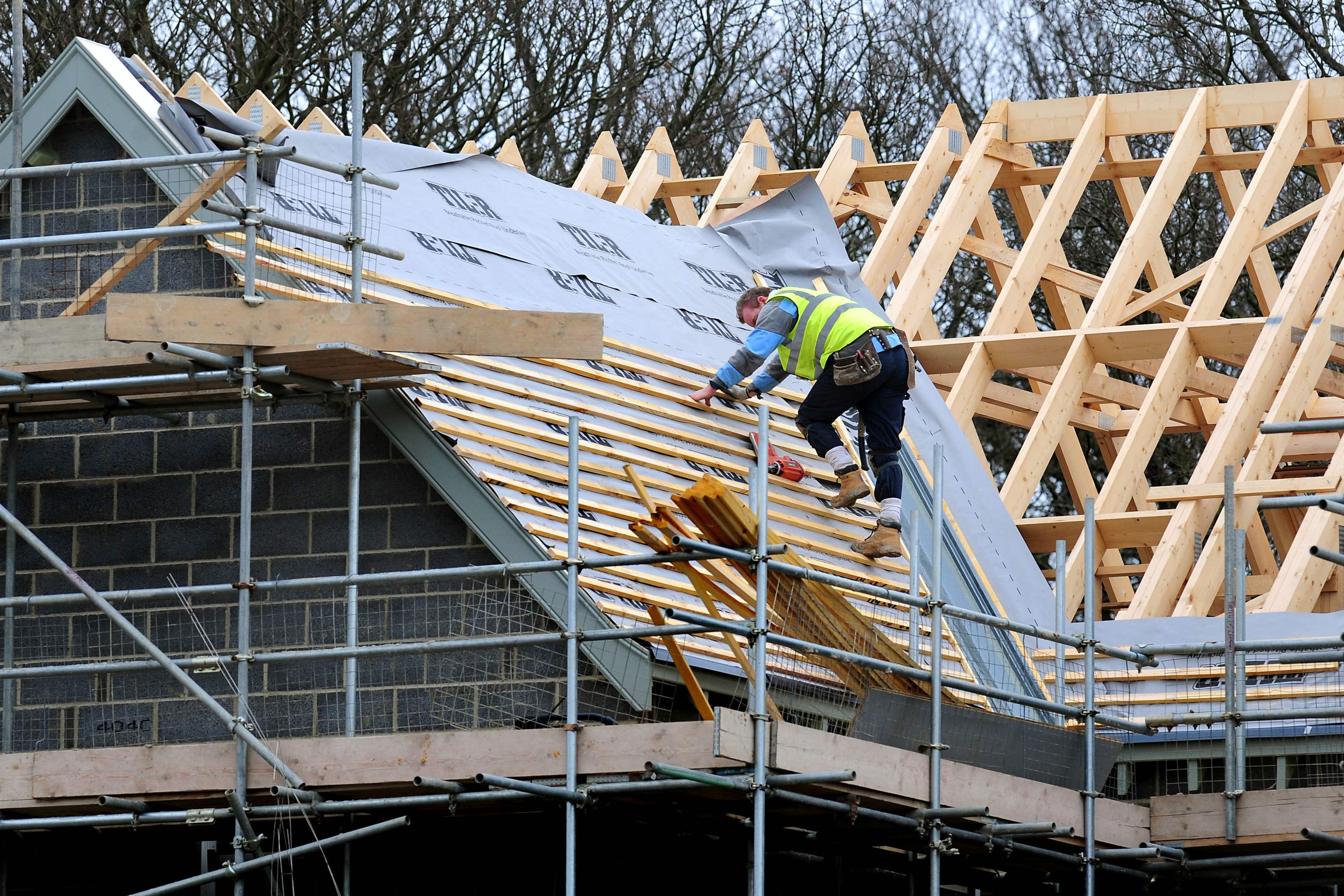 The construction sector has faced a downturn in recent weeks. (Rui Vieira/PA)