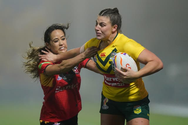 Australia are favourites to retain the women’s Rugby League World Cup (Tim Goode/PA)