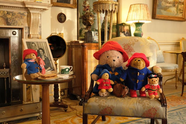 Paddington Bears have been photographed at royal residences (Buckingham Palace/PA)