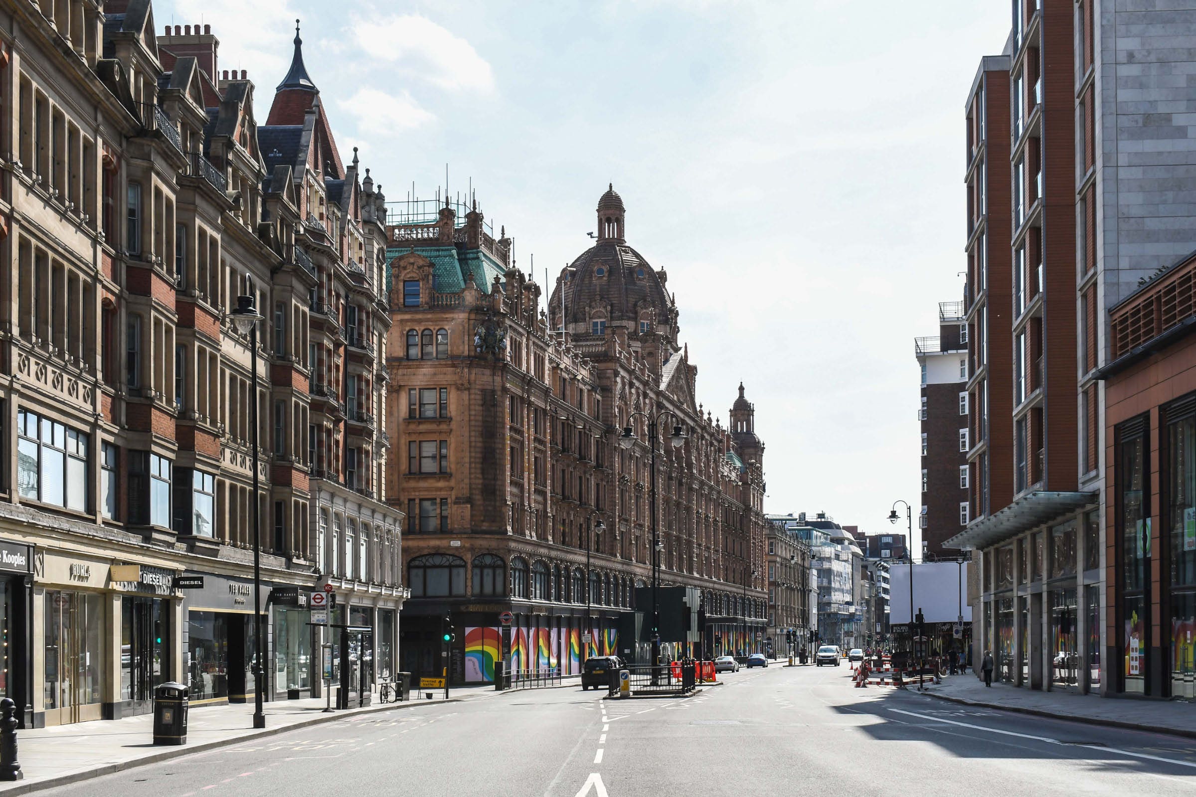 Harrods said staff had helped police with an incident outside their store on Monday afternoon