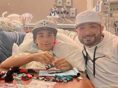 Erik Cantu shares photo from hospital bed six weeks after getting shot by police outside McDonald’s