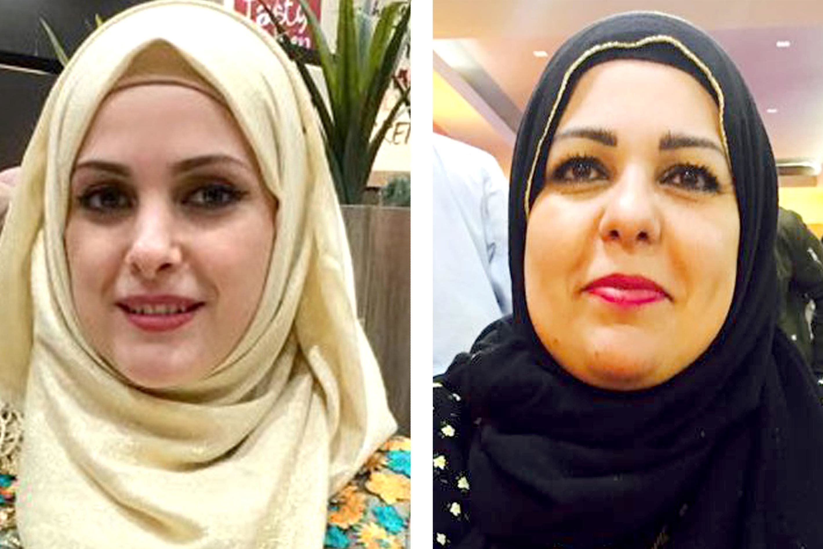 Raneem Oudeh (left) and her mother, Khaola Saleem, were both killed