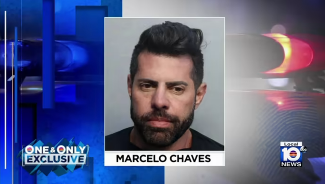 <p>Delta flight attendant Marcelo Chaves was arrested on Tuesday after he and his boyfriend, also a Delta flight attendant, were caught at Miami International Airport with glass cosmetic bottles filled with drugs</p>
