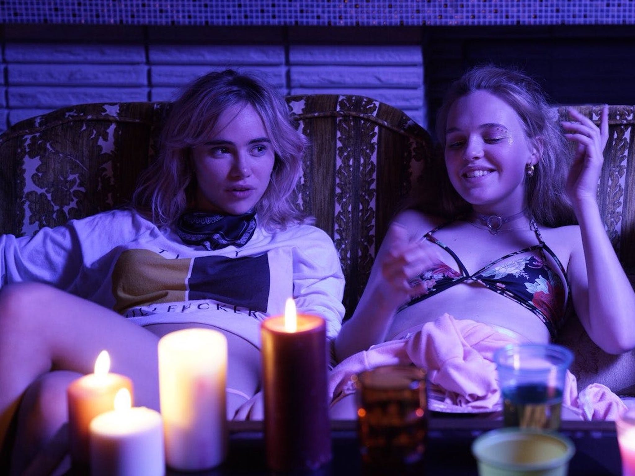 Suki Waterhouse and Odessa Young in Sam Levinson’s 2018 film ‘Assassination Nation’