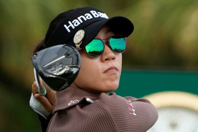 Lydia Ko consolidated her lead at the halfway mark of the CME Group Tour Championship after shooting the second round’s best score of 66 (Lynne Sladky/AP)