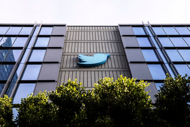 <p>Failure to adhere to Apple and Google’s app store guidelines would be ‘catastrophic’ for Twitter, the firm’s former trust and safety chief has said (San Francisco Chronicle/AP)</p>