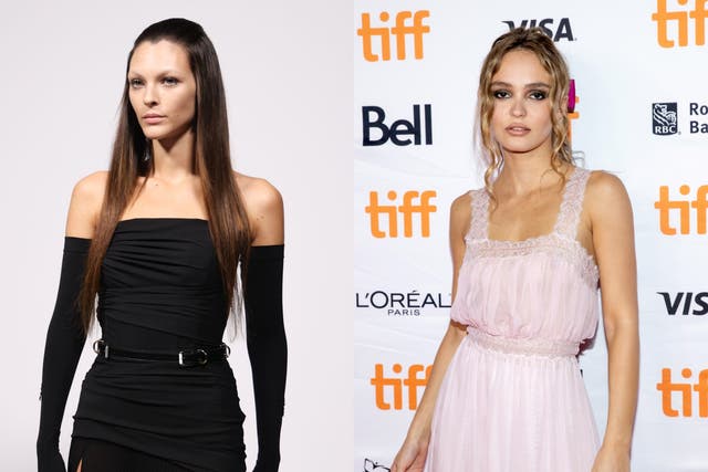 <p>Vittoria Ceretti (left) has weighed in on Lily Rose Depp’s recent interview</p>