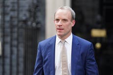 Dominic Raab facing calls for third probe amid claims of ‘obscene’ language in Commons  