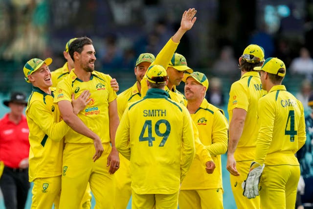 Australia guaranteed an ODI series win over England (Mark Baker/AP)