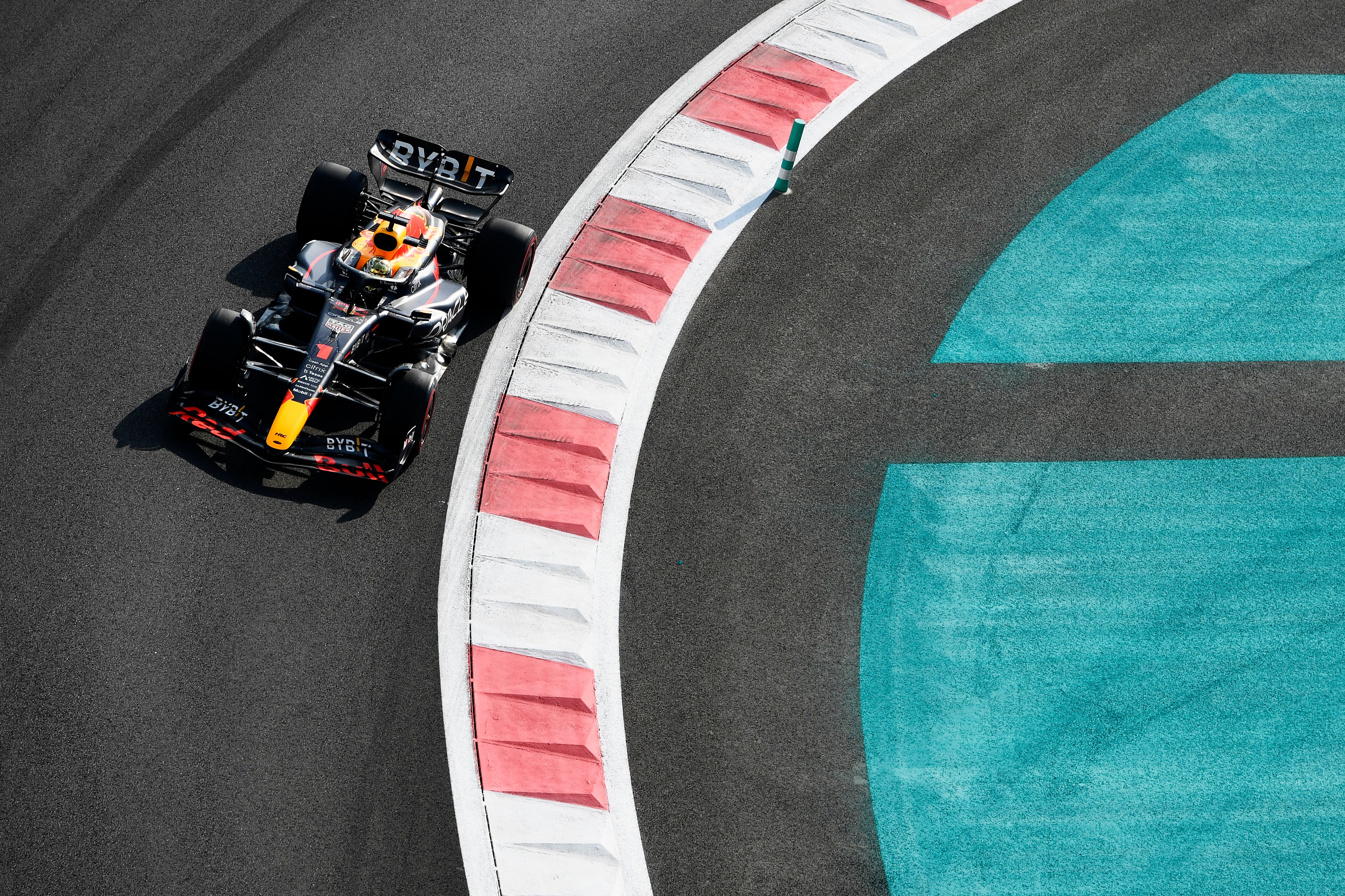 Max Verstappen was quickest in Abu Dhabi qualifying