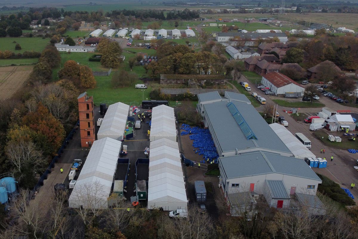 Migrant staying at Manston processing centre dies in hospital