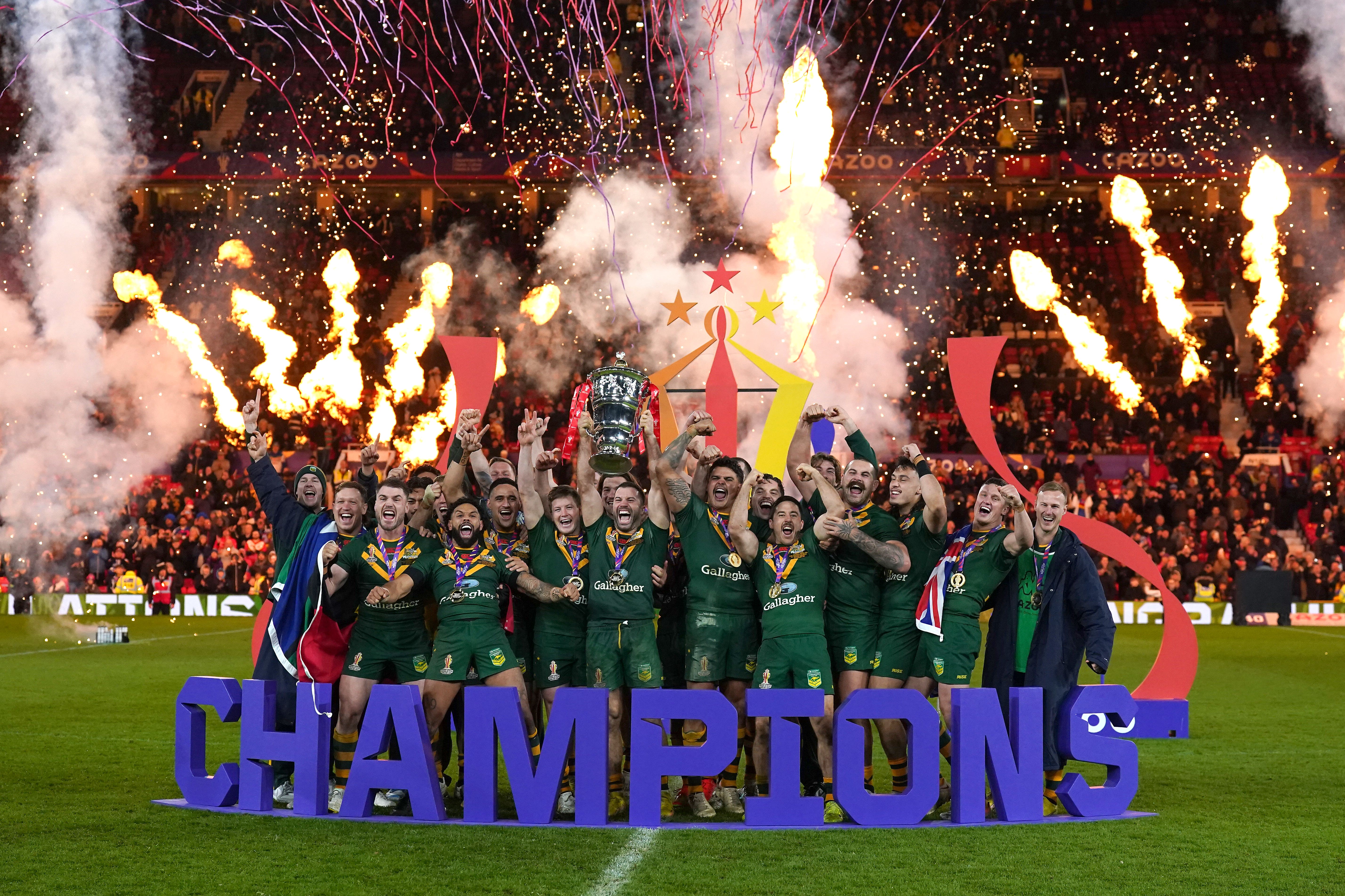 Australia were the World Cup winners once again (Tim Goode/PA)