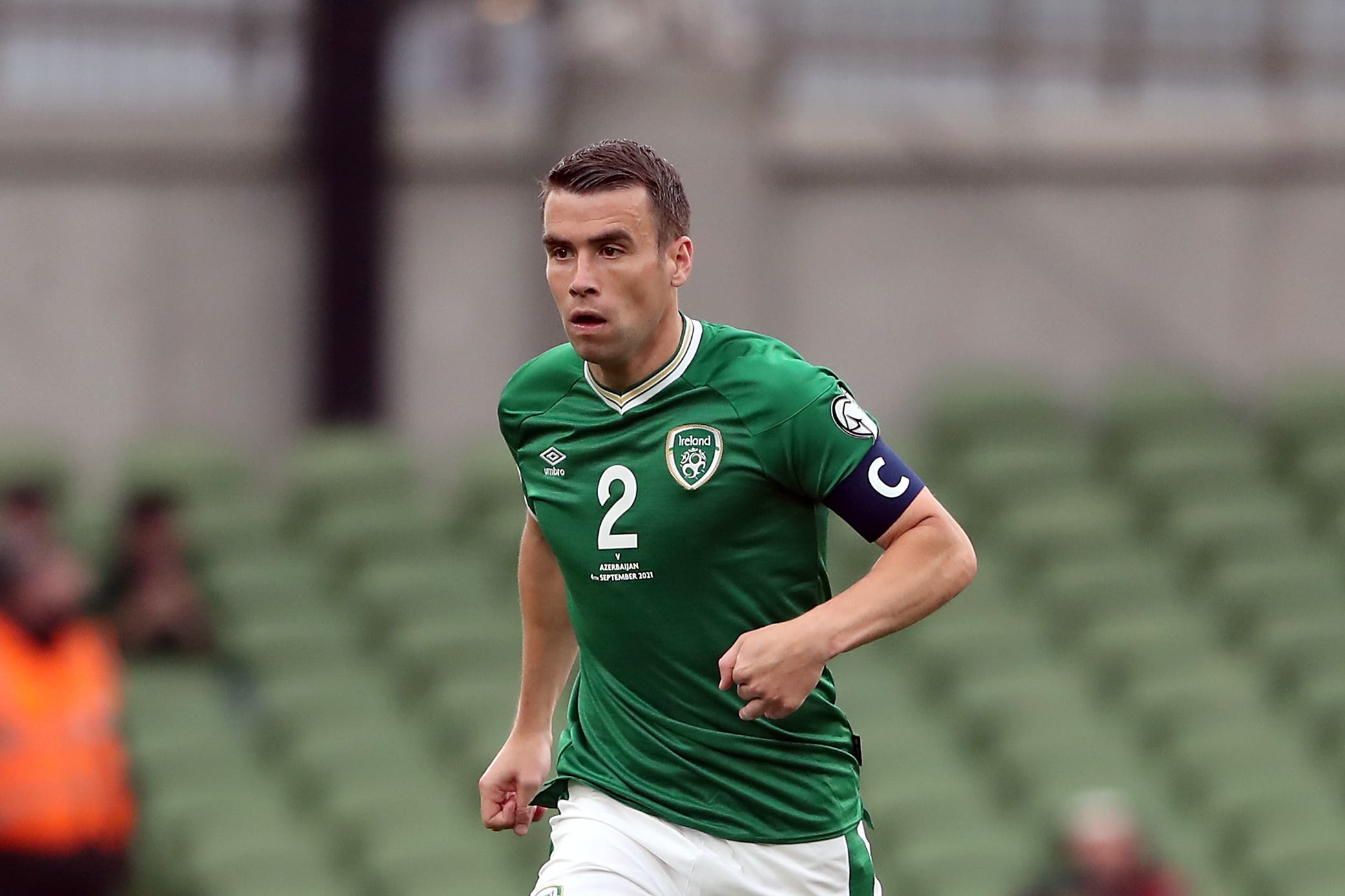 Seamus Coleman is relishing the Republic of Ireland’s tough Euro 2024 draw (Niall Carson/PA)