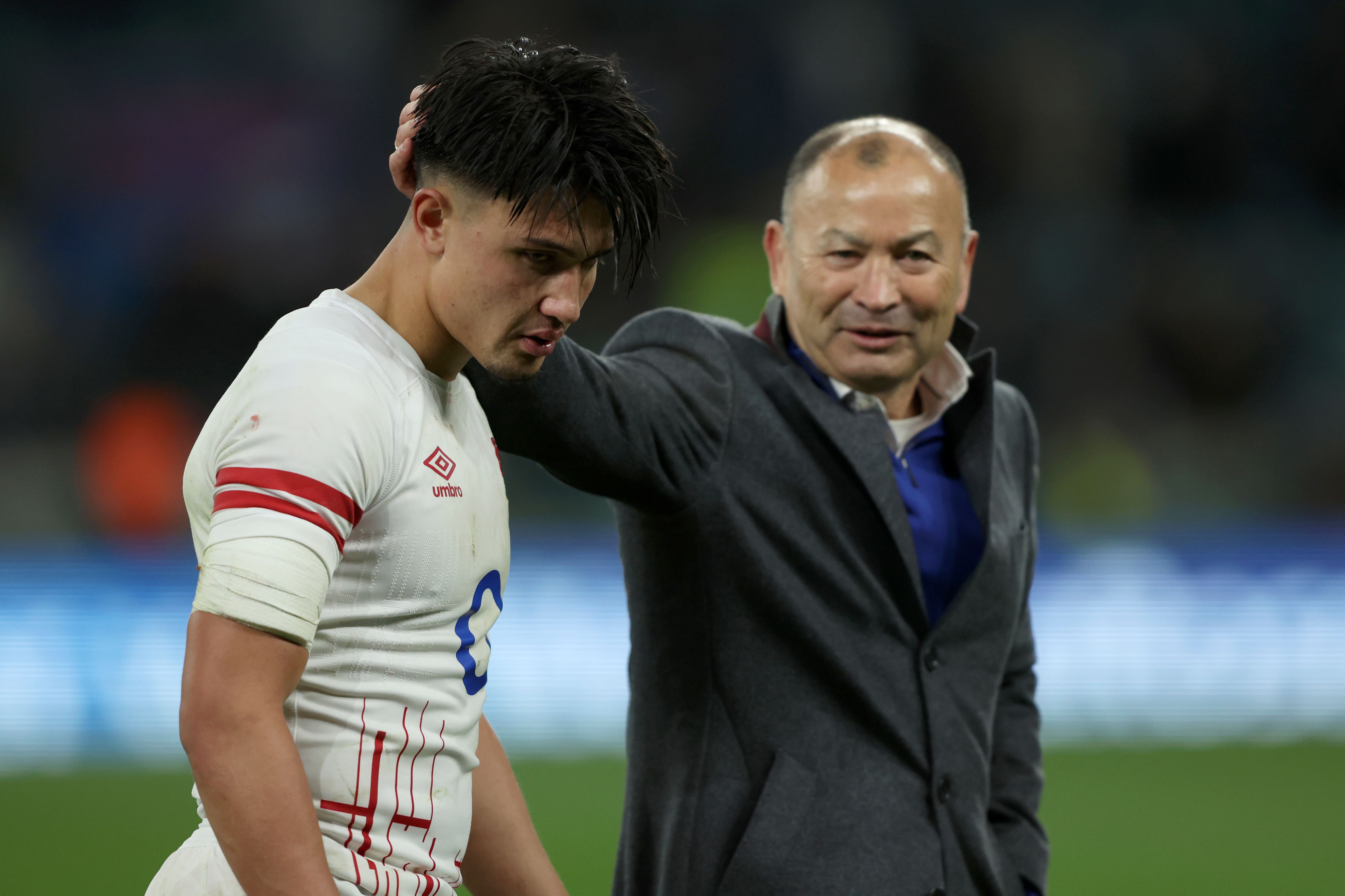 England head coach Eddie Jones backed the decision by Marcus Smith to settle for a 25-25 draw against New Zealand (AP/Ian Walton/PA)